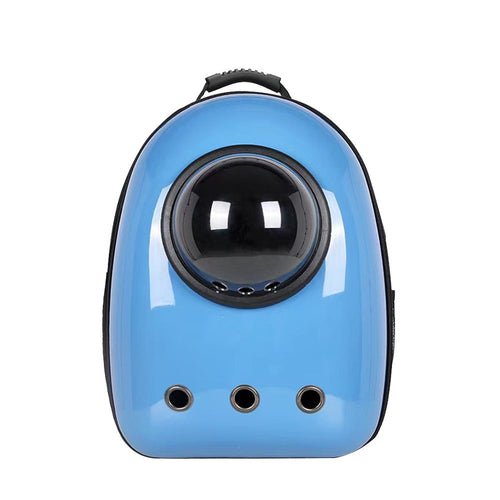Plecak do noszenia zwierząt,motyw niebieski