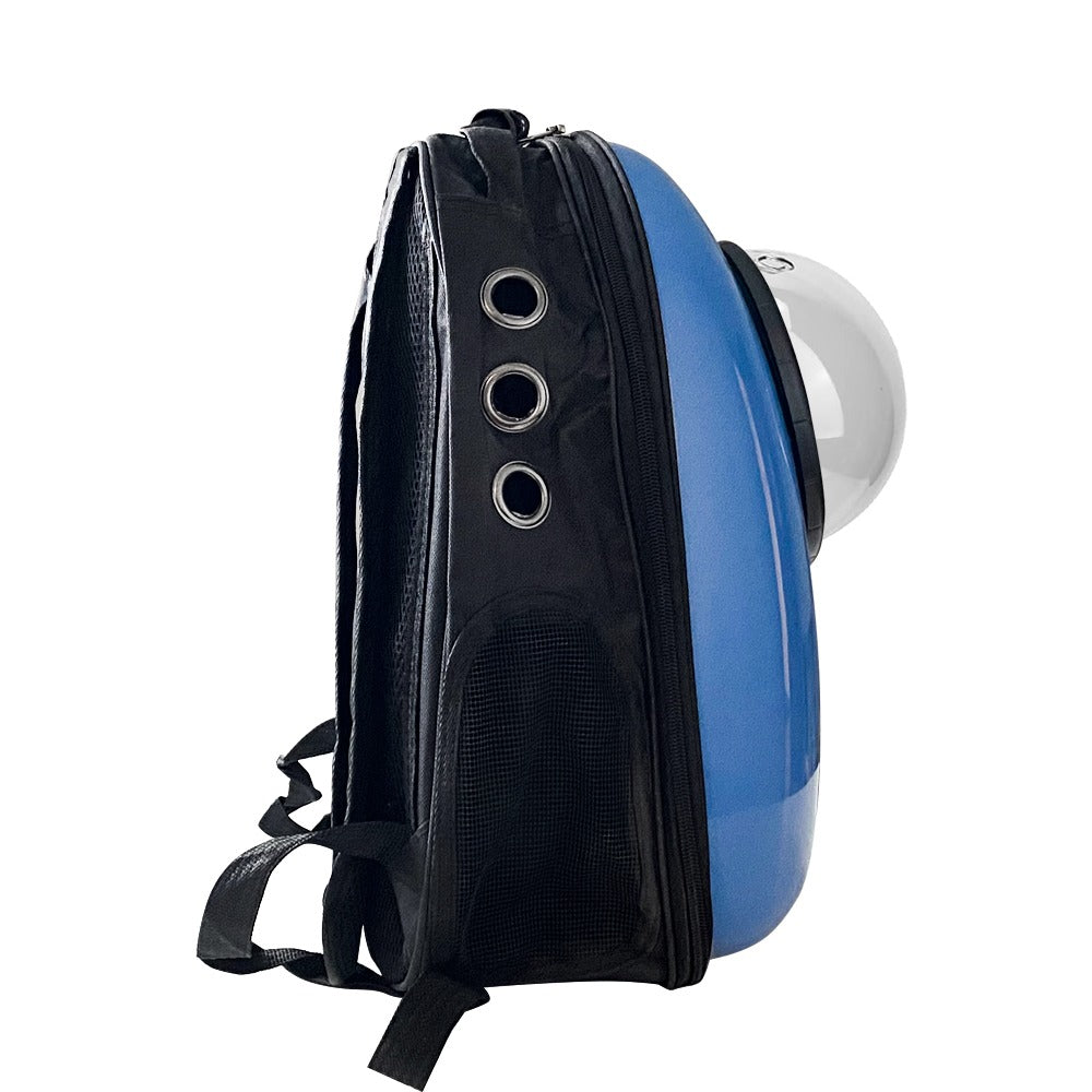 Plecak do noszenia zwierząt,motyw niebieski